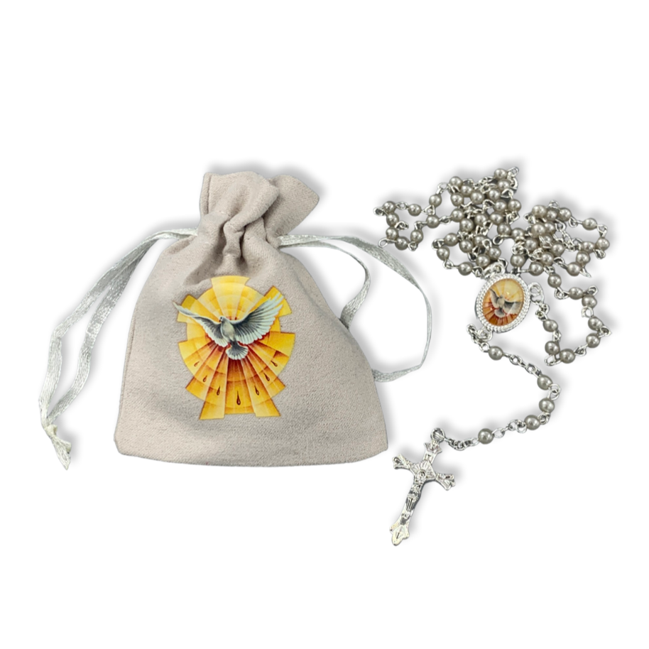 Holy Spirit Rosary with Pouch