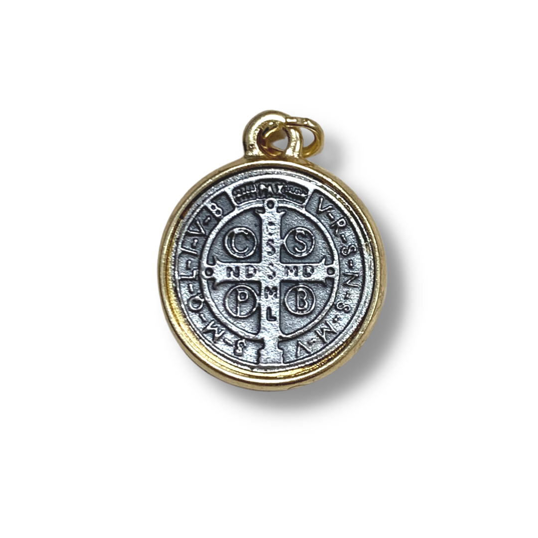 Gold and Silver St. Benedict Medal