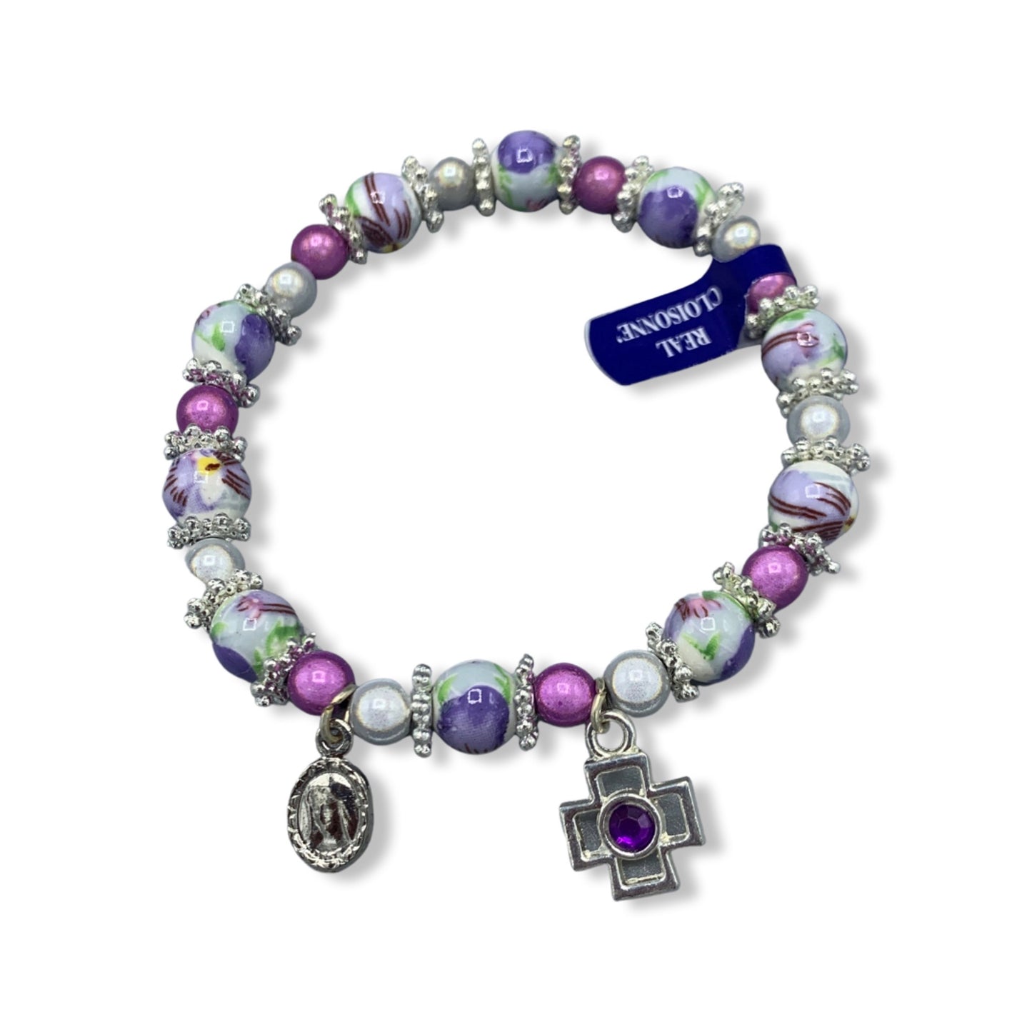 Ceramic Bead Bracelet of Assorted Colors