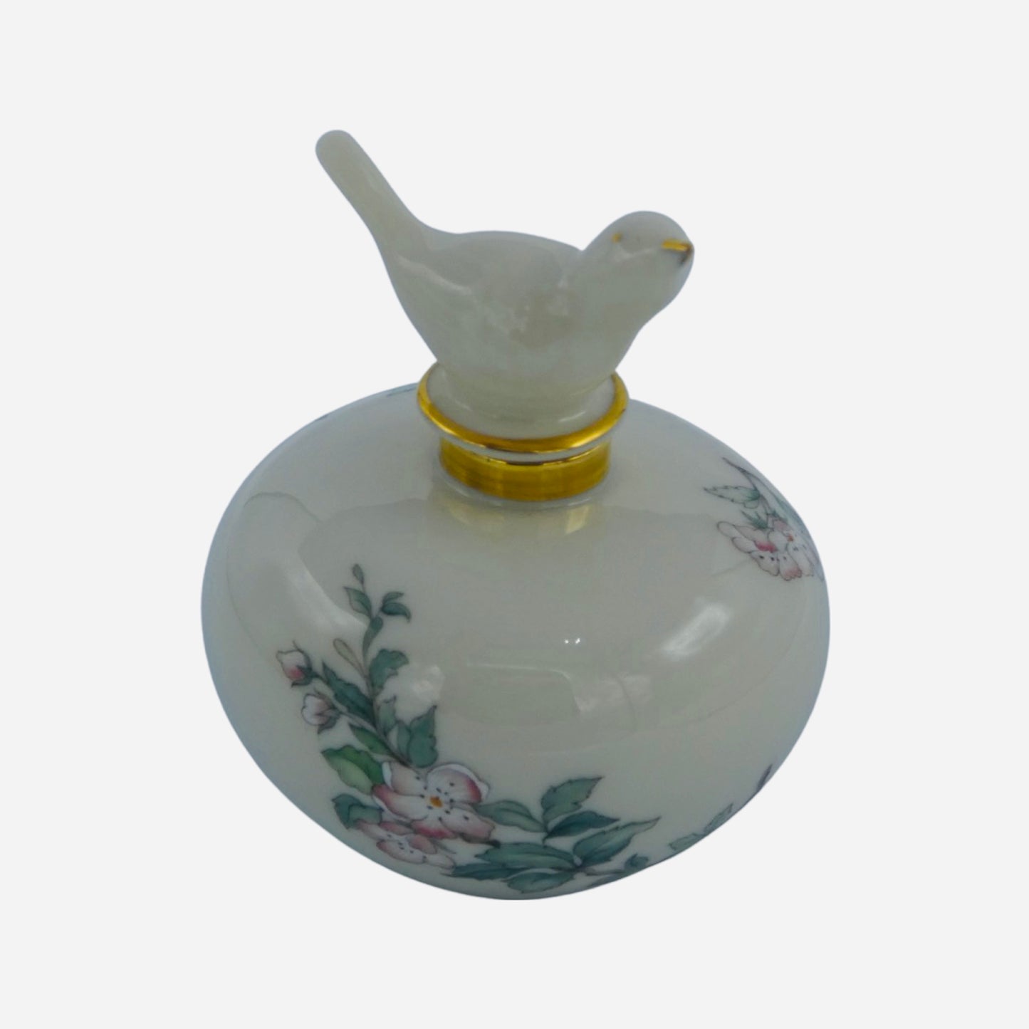 Lenox “Serenade” Perfume Bottle with Bird Stopper