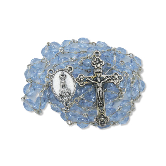 Light Blue Fatima Rosary