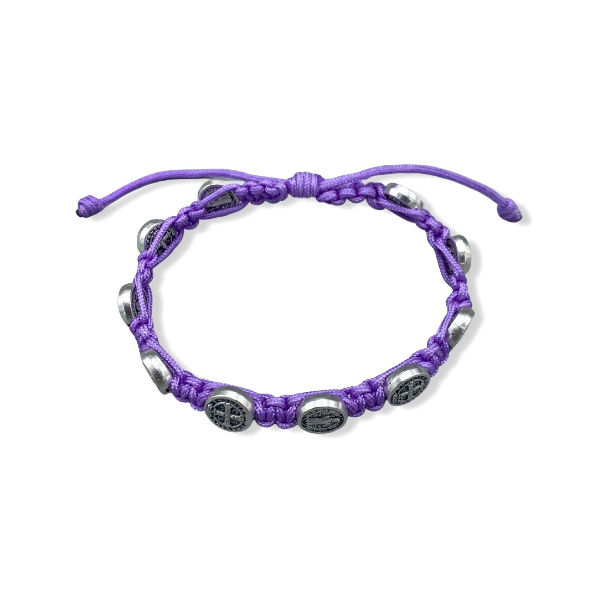 Benedict Cord Decade Rosary Bracelet of Assorted Colors