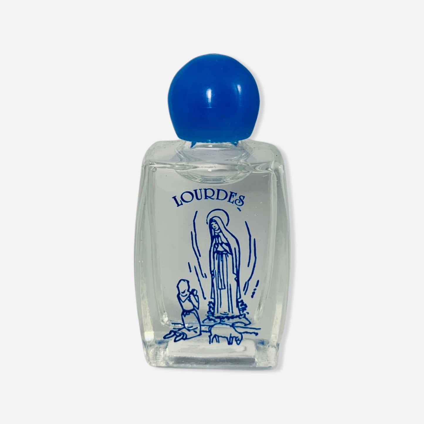 Lourdes Glass Water Bottle