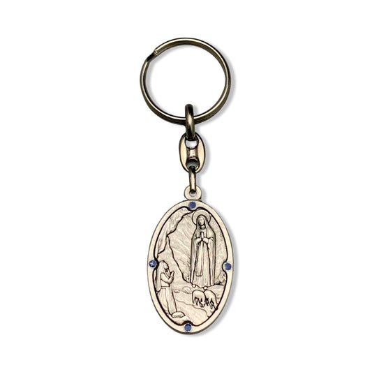 Lourdes Keychain with Portrait