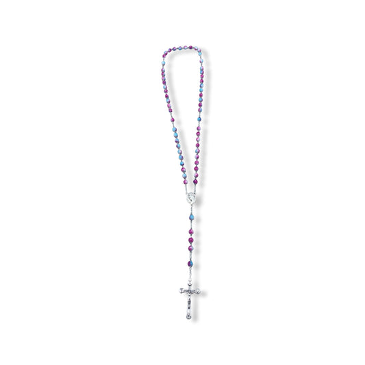 Queen of Peace Rosary with Chains