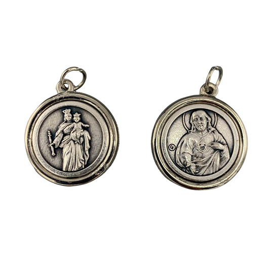 Mary, Help of Christians and Sacred Heart Medal