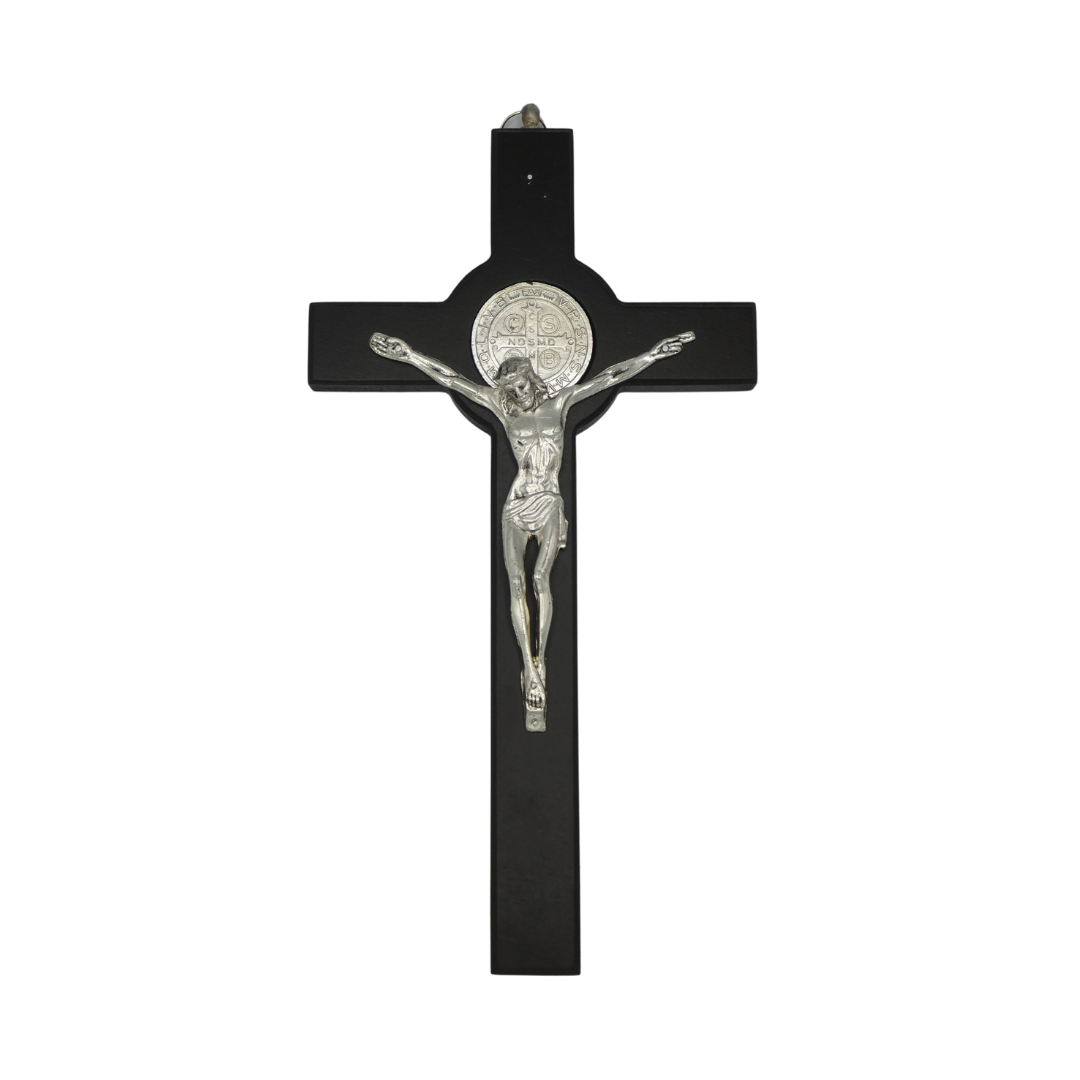 Dark Walnut Colored St. Benedict Crucifix