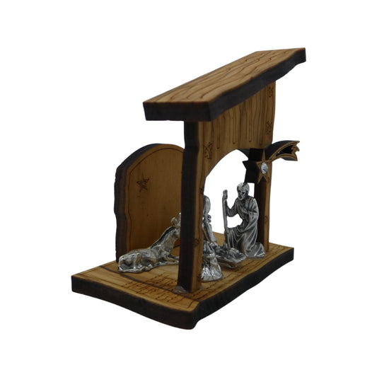 "Shooting Star" Olive Wood Nativity Scene