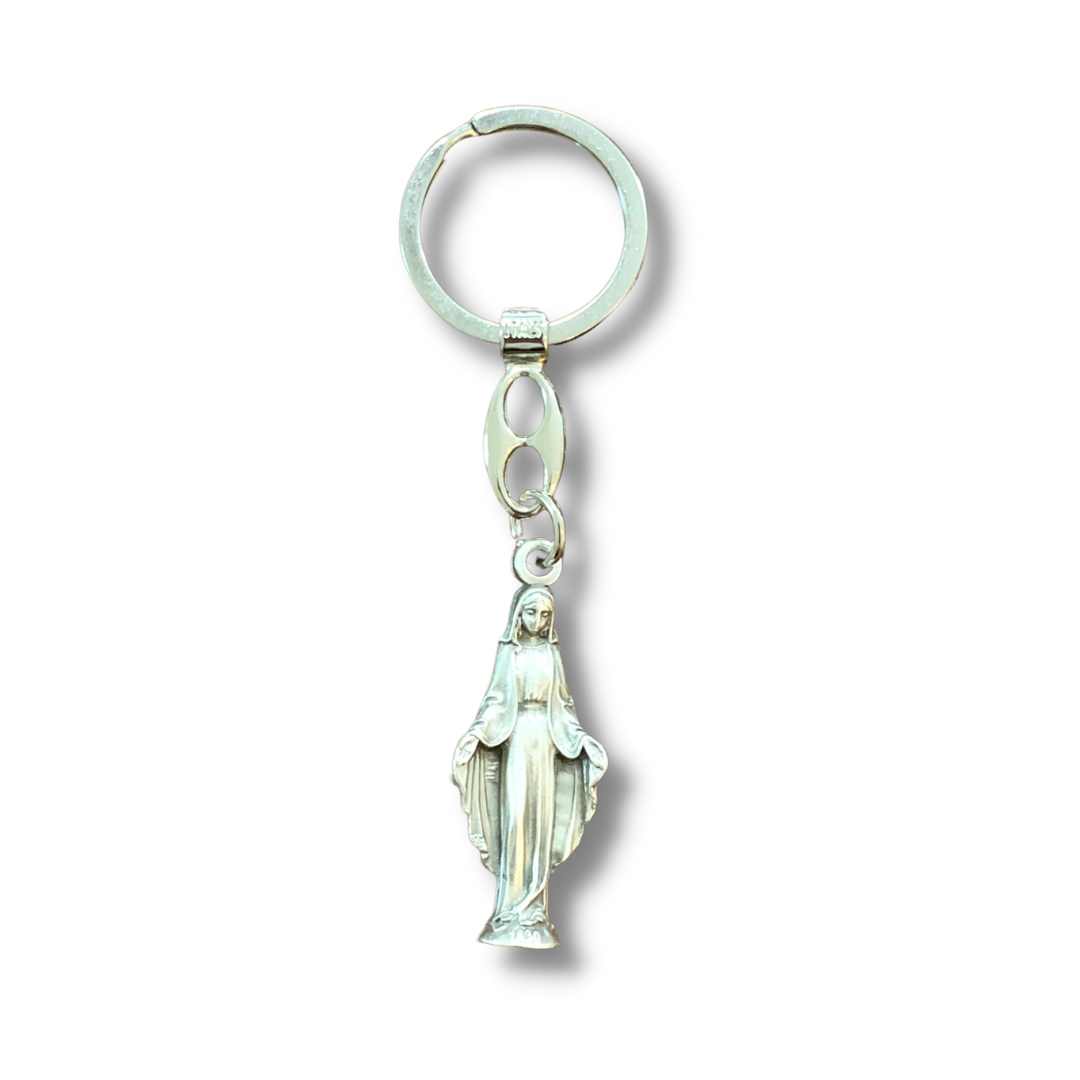 Miraculous Medal Statue Keychain
