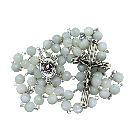 Mother of Pearl Fatima Rosary