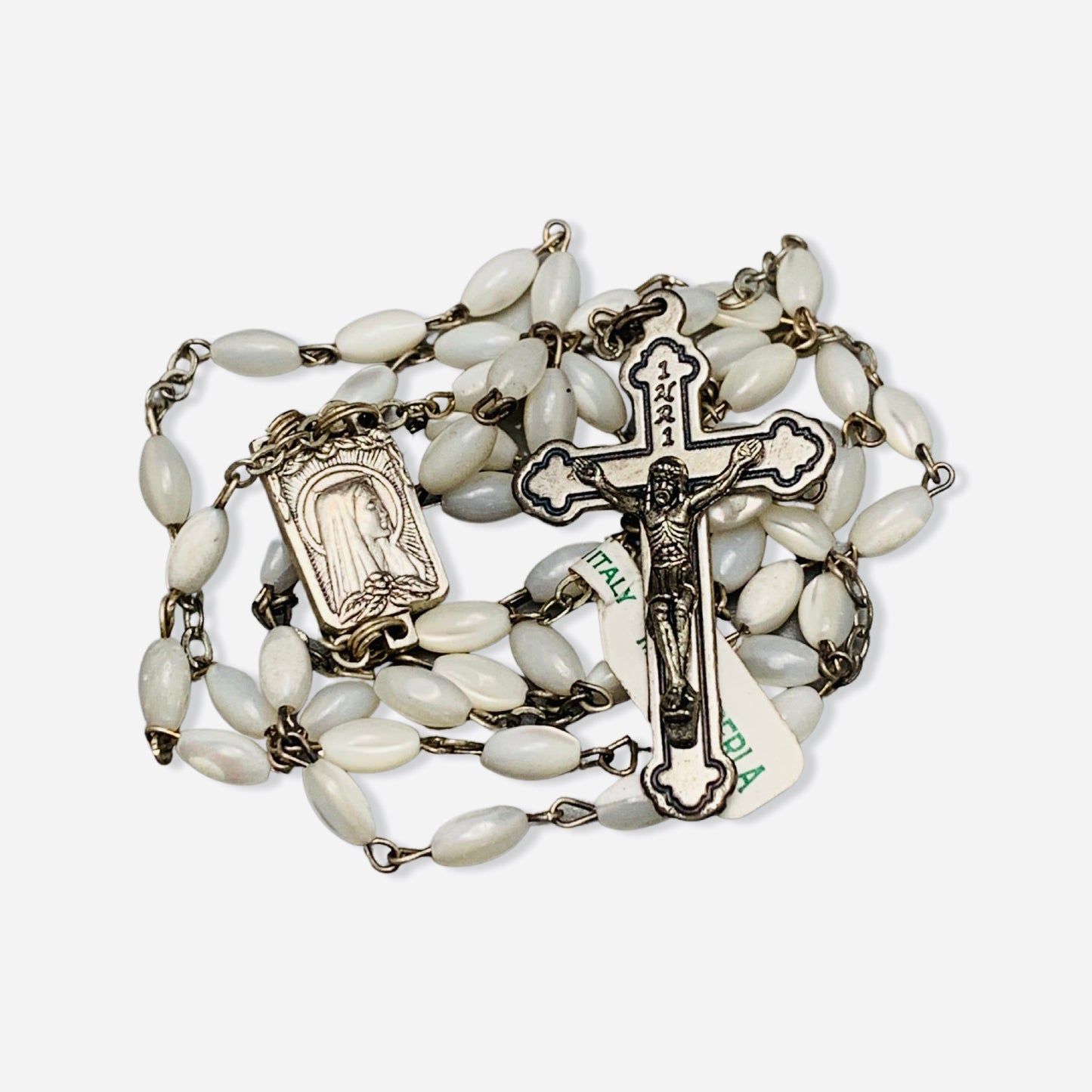 Mother of Pearl Lourdes Rosary