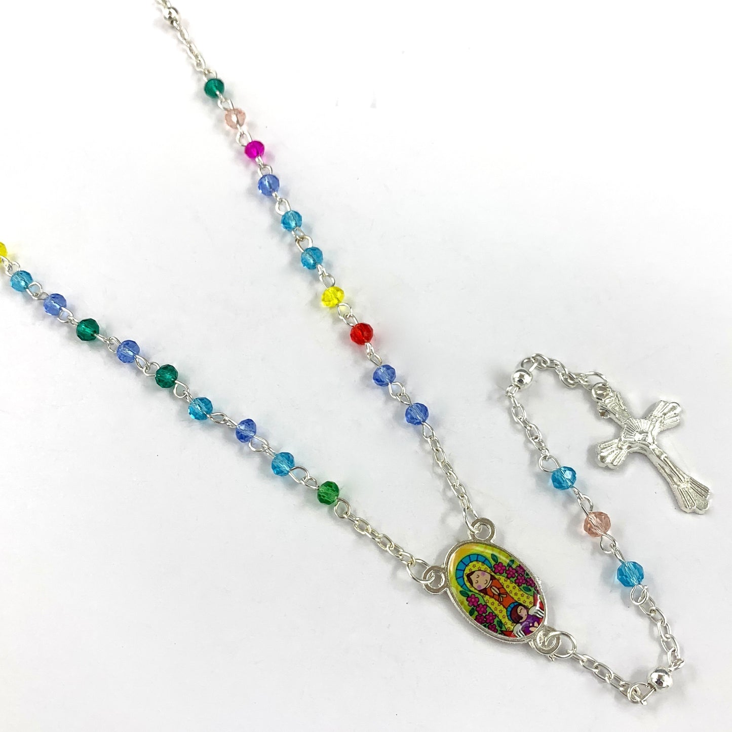 Guardian Angel Rosary with Case of Assorted Styles