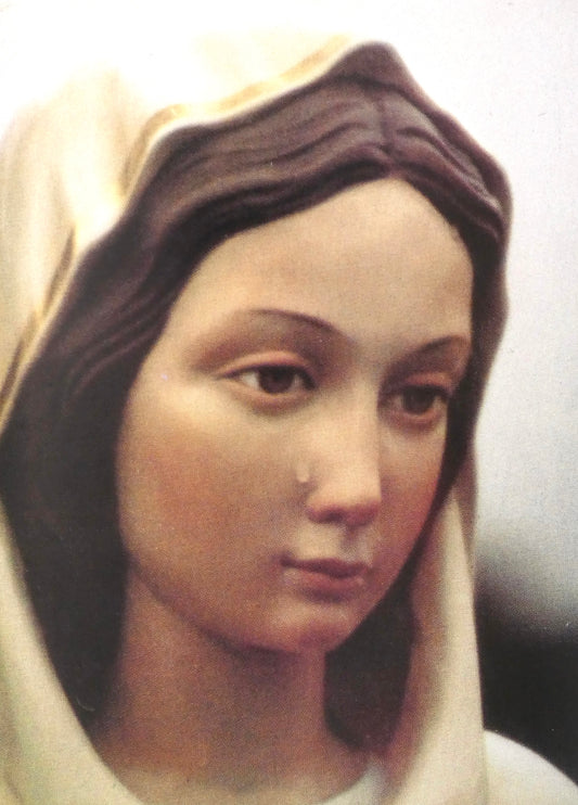 Our Lady of Mystical Rose Crying Print