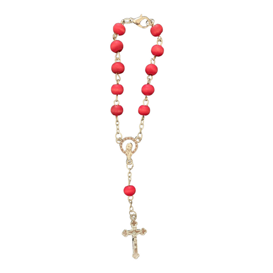 Rose Bead Decade Rosary