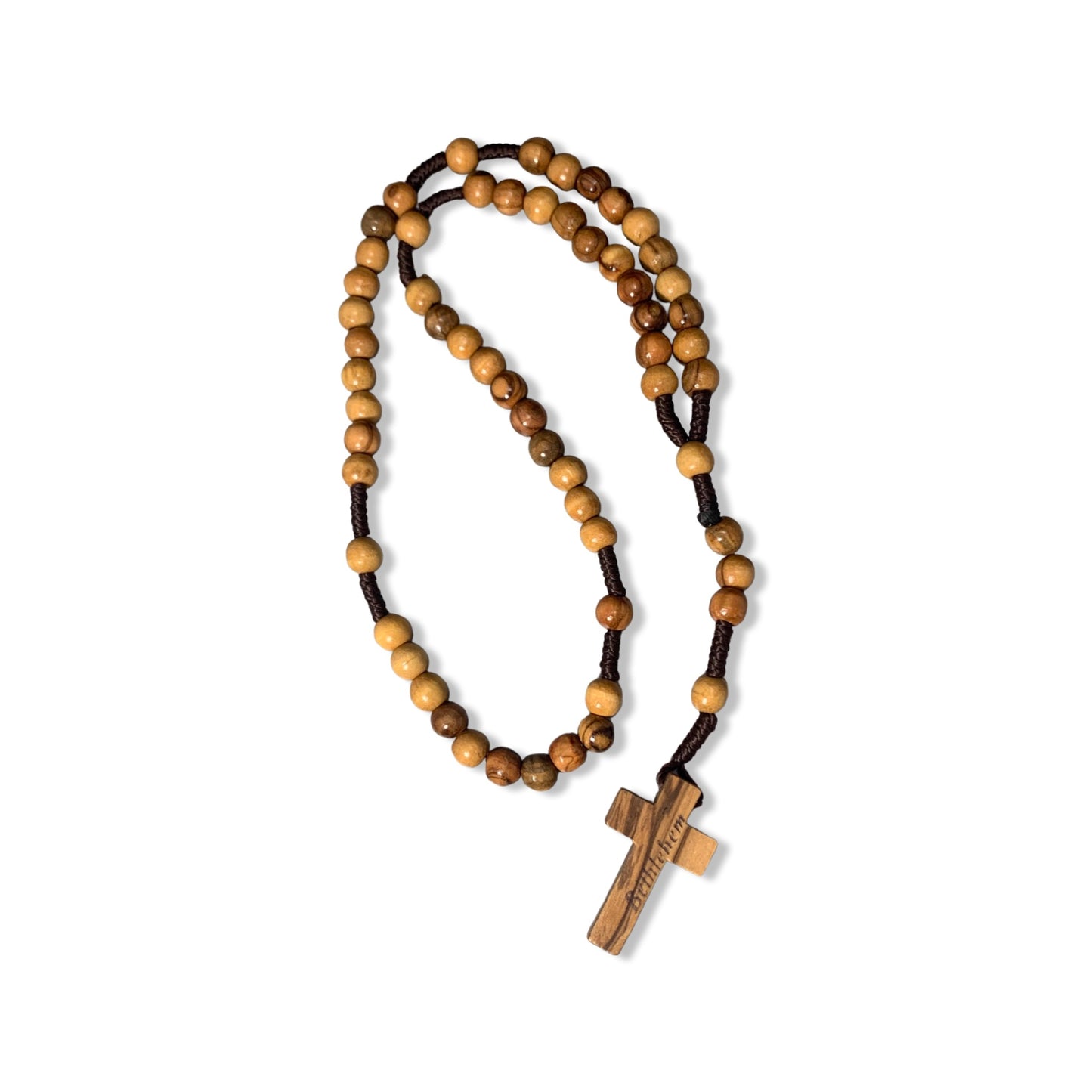 Olive Wood Bethlehem Rosary
