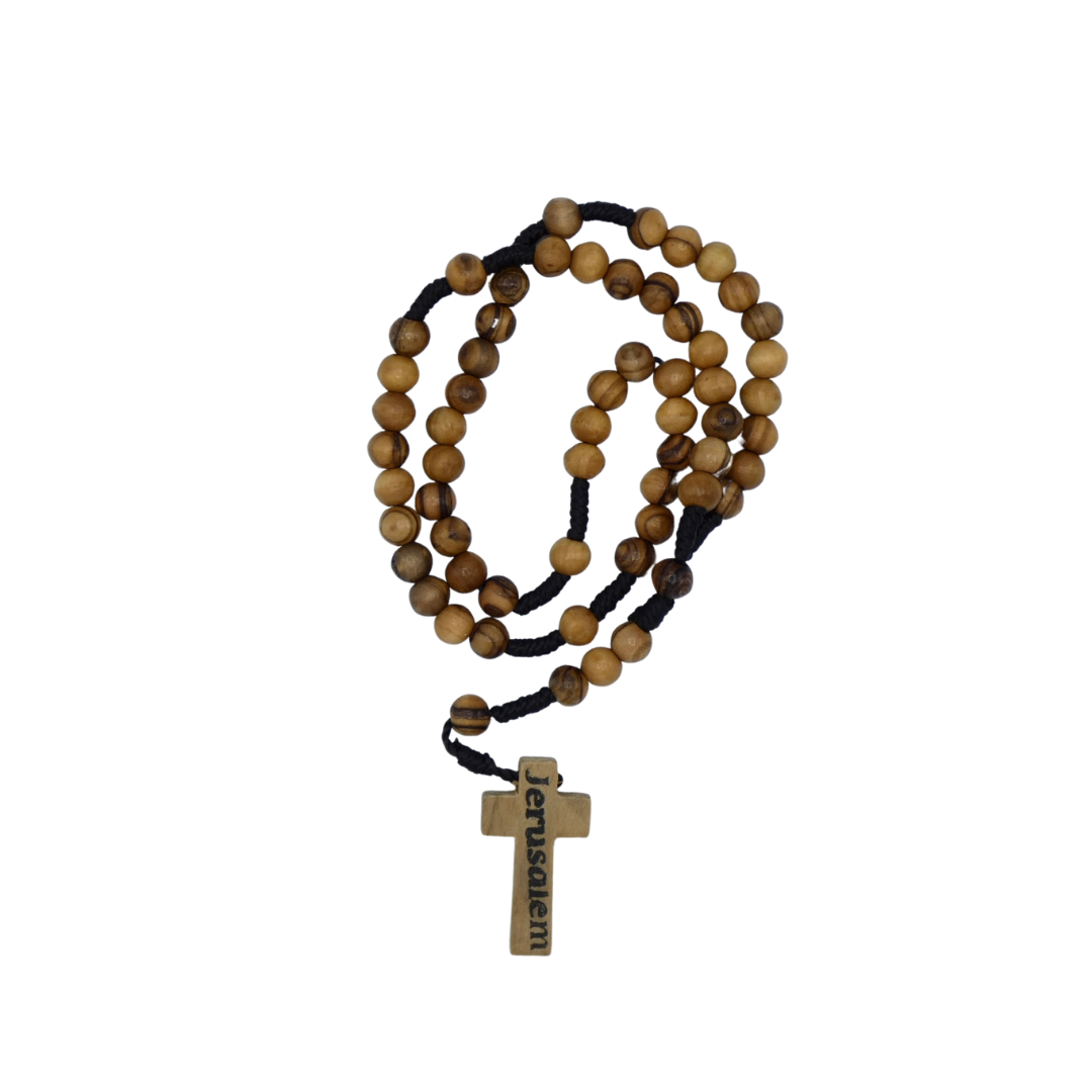 Olive Wood Jerusalem Rosary