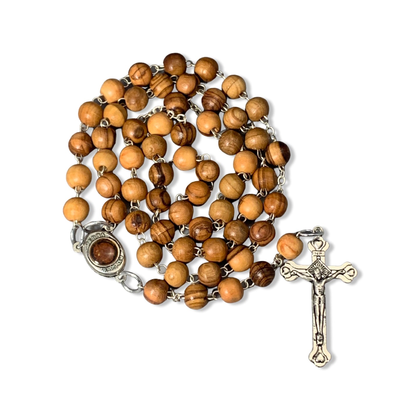 Olive Wood Our Lady of Tenderness Rosary