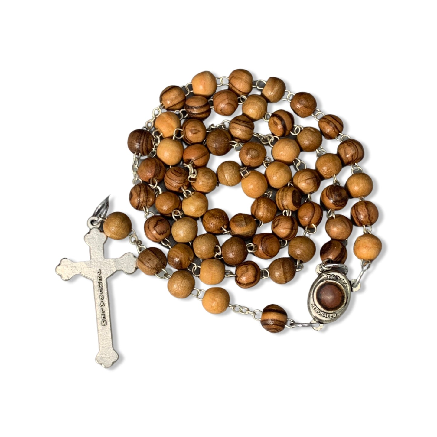 Olive Wood Our Lady of Tenderness Rosary