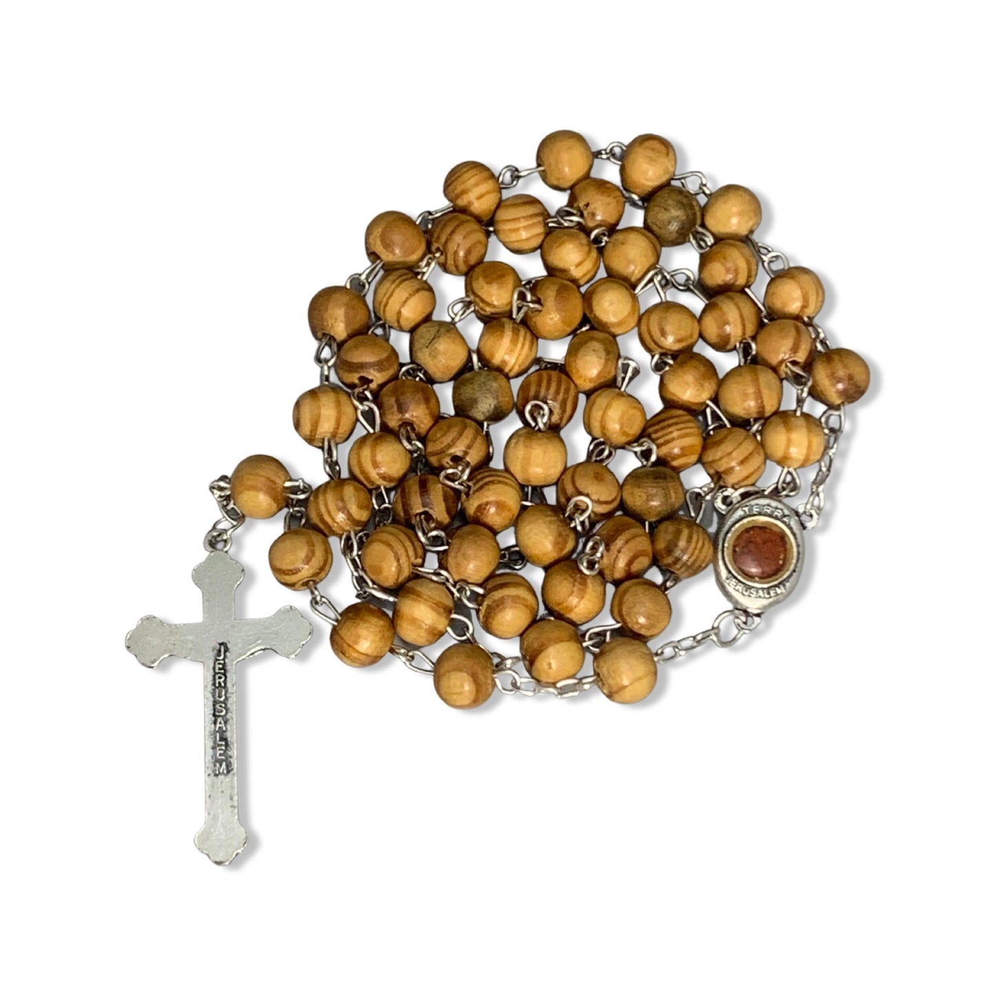 Olive Wood Our Lady of Tenderness Rosary