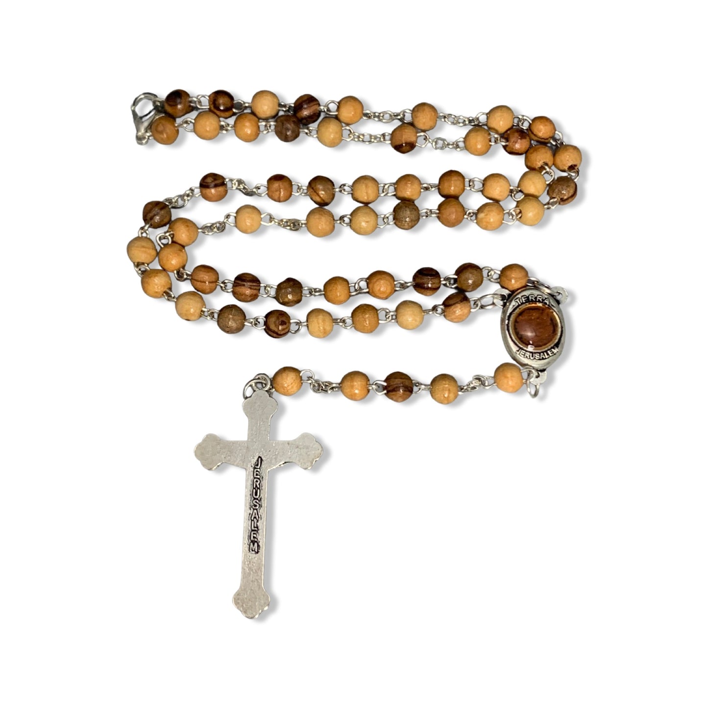 Olive Wood Our Lady of Tenderness Rosary