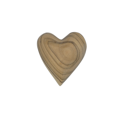 Olive Wood Heart