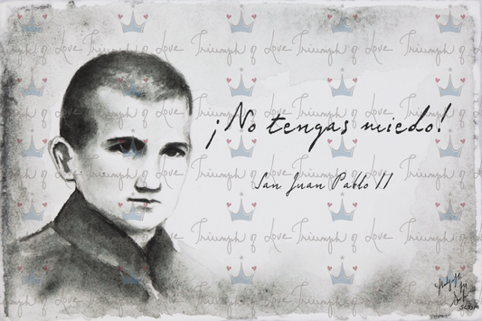 Original Child St. John Paul II Print by SCTJM