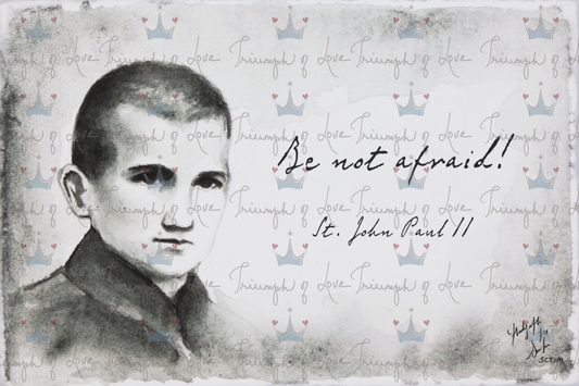 Original Child St. John Paul II Print by SCTJM