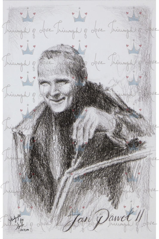 Original St. John Paul II Print by SCTJM