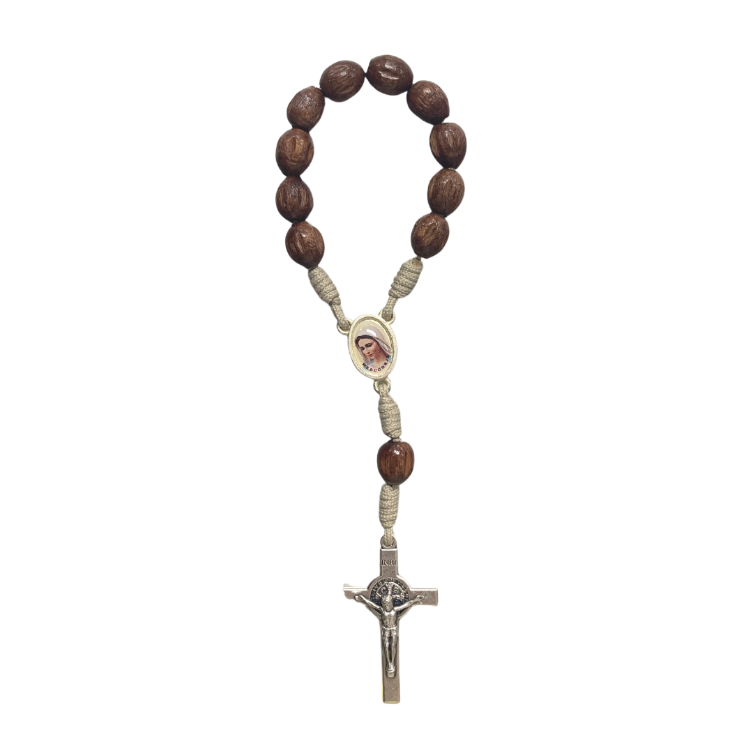 Queen of Peace Decade Rosary of Assorted Colors