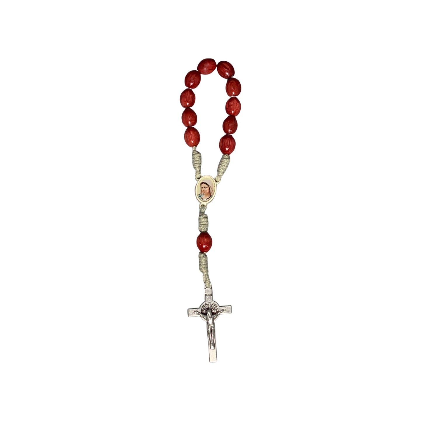 Queen of Peace Decade Rosary of Assorted Colors