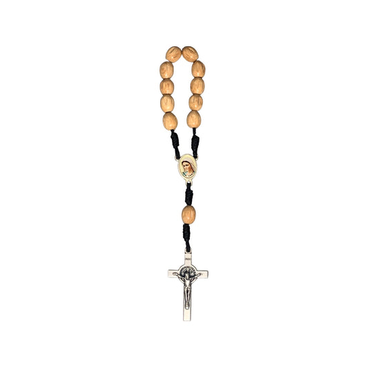 Queen of Peace Decade Rosary of Assorted Colors