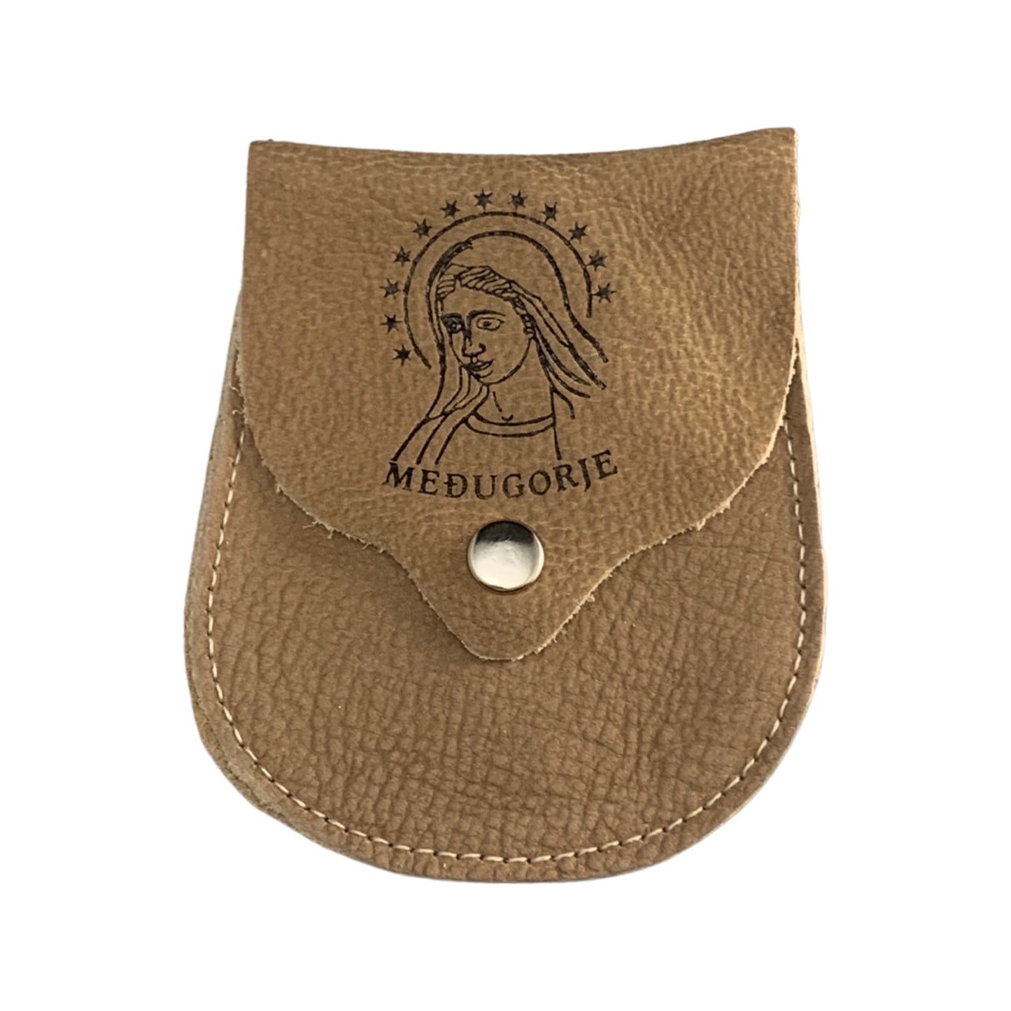 Queen of Peace Leather Pouch of Assorted Colors