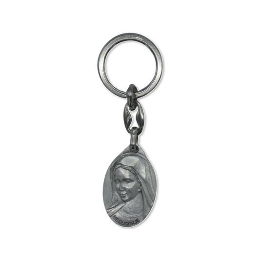 Queen of Peace Two-Sided Keychain