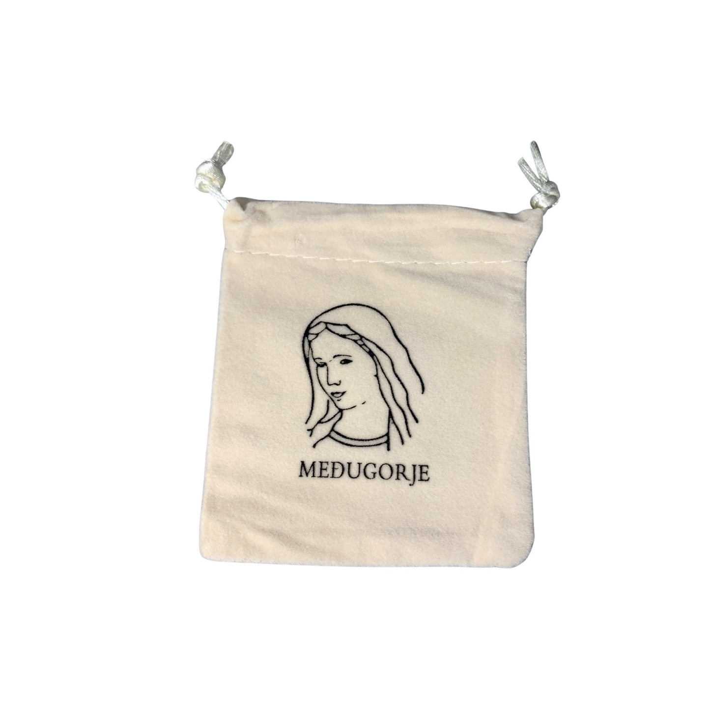 Queen of Peace Velvet Pouch of Assorted Colors