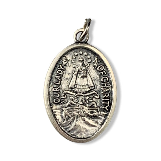 Our Lady of Charity Medal in English