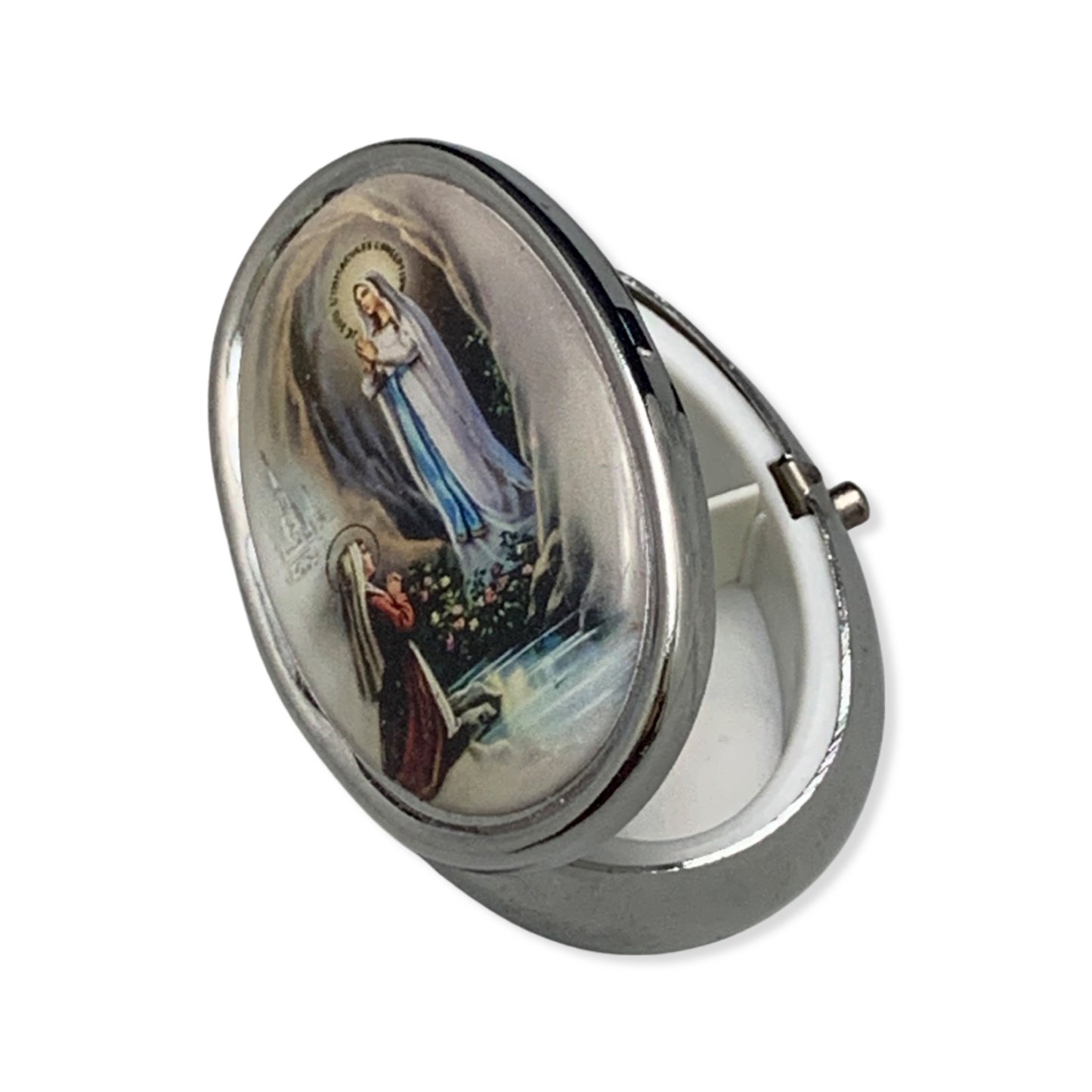 Oval Lourdes Pill Case