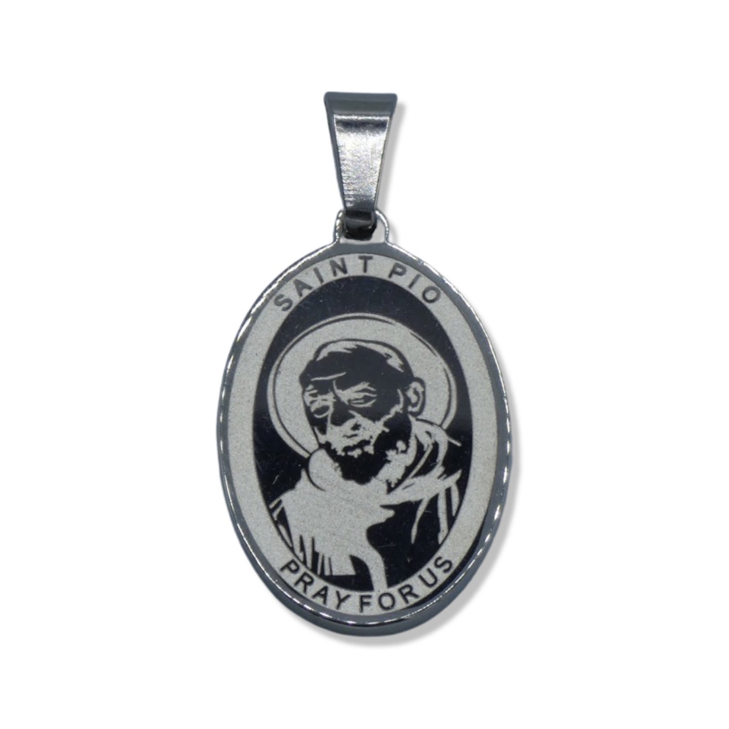 Oval Padre Pio Medal