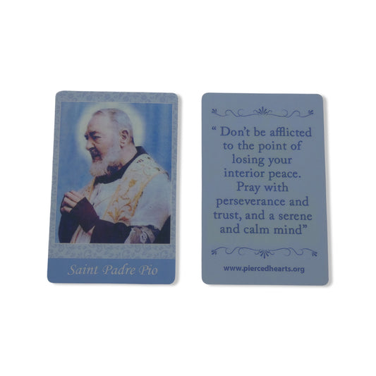 Padre Pio Holy Card