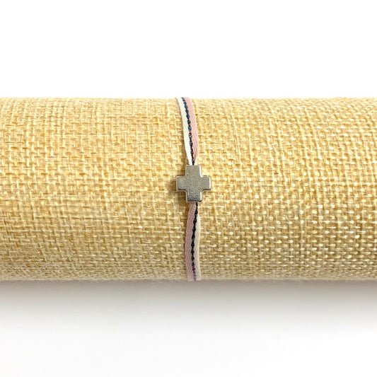 Cross Ribbon Bracelet