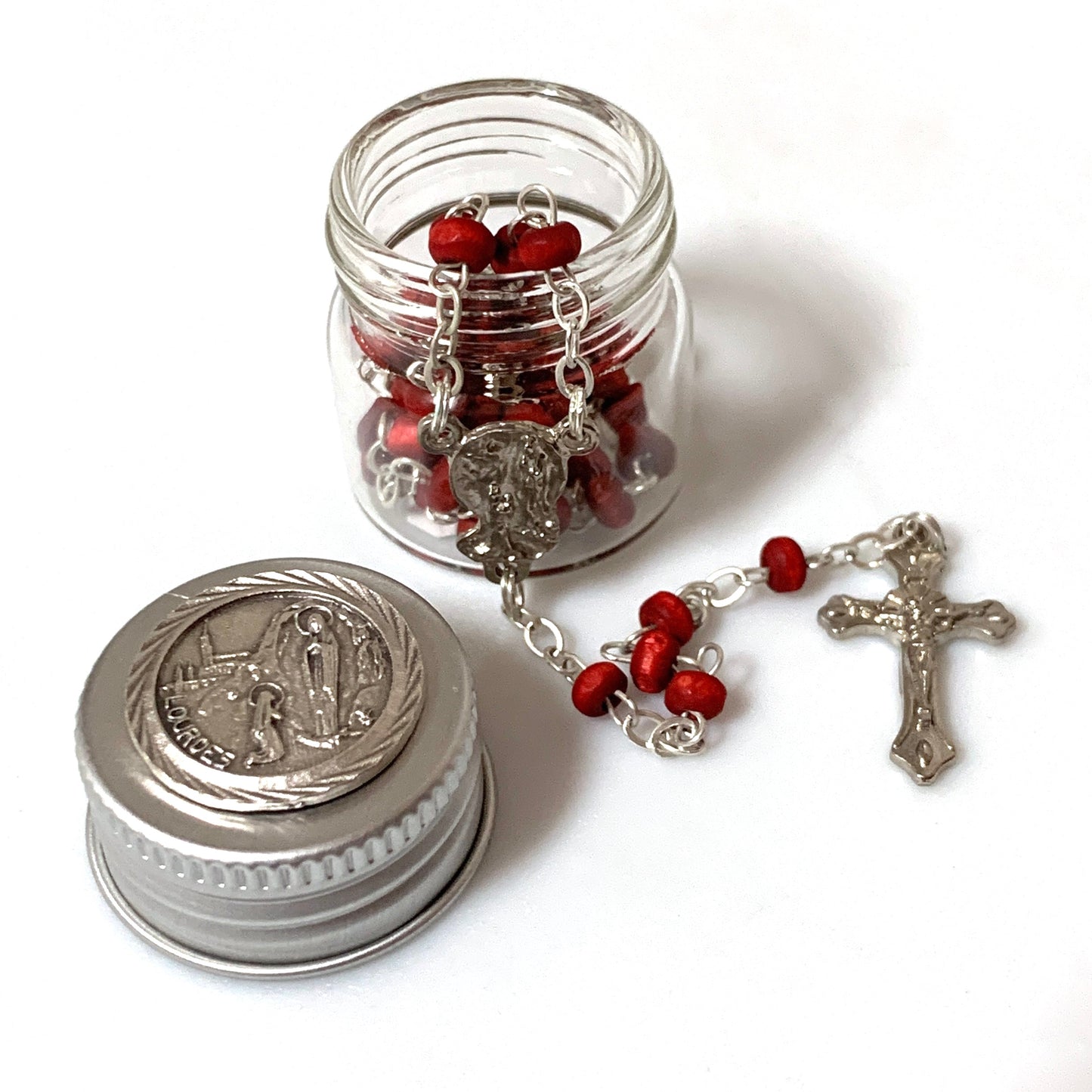 Tiny Rose Lourdes Rosary of Assorted Styles