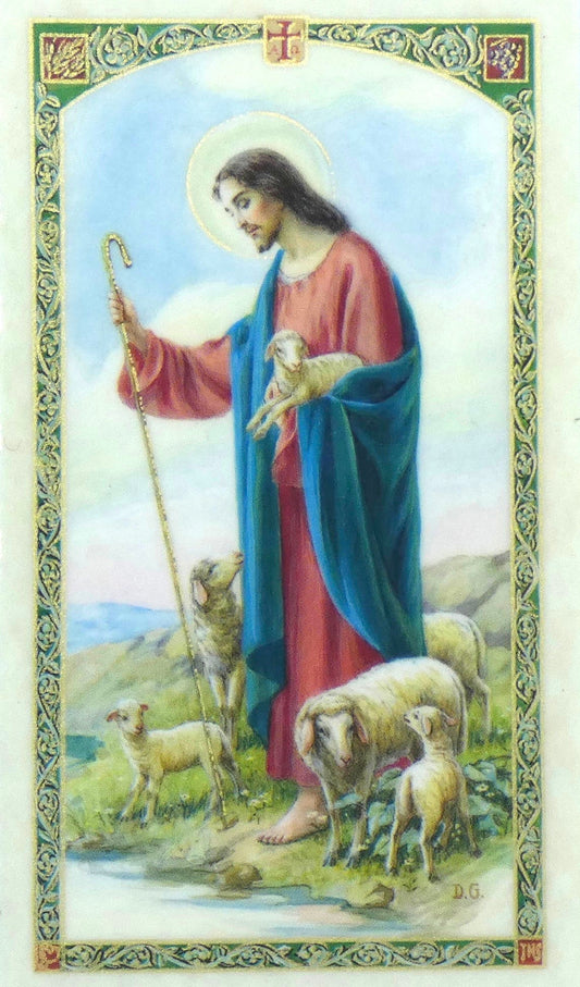 Good Shepherd Holy Card