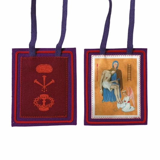 Purple Scapular of Benediction and Protection