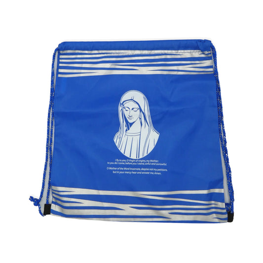 Queen of Peace Drawstring Bag