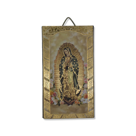 Rectangular Guadalupe Plaque