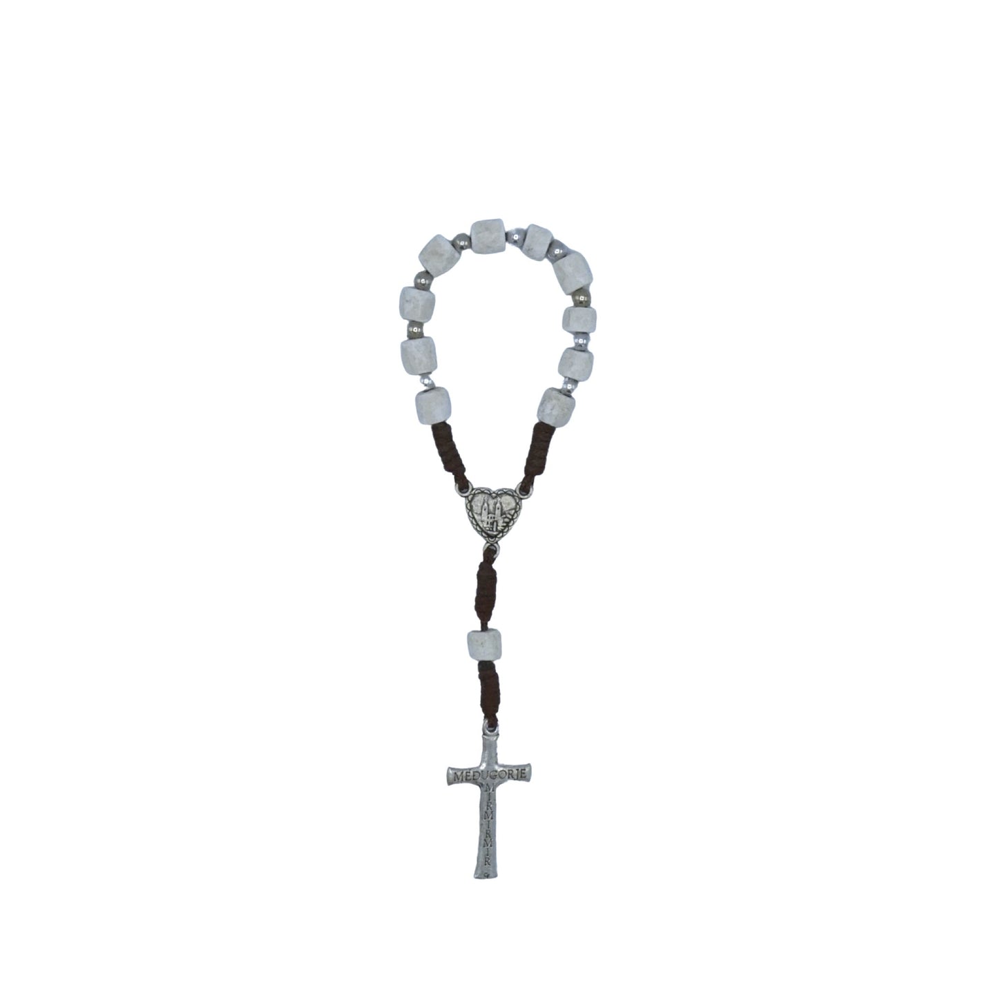 Refined Stone Our Lady Queen of Peace Decade Rosary