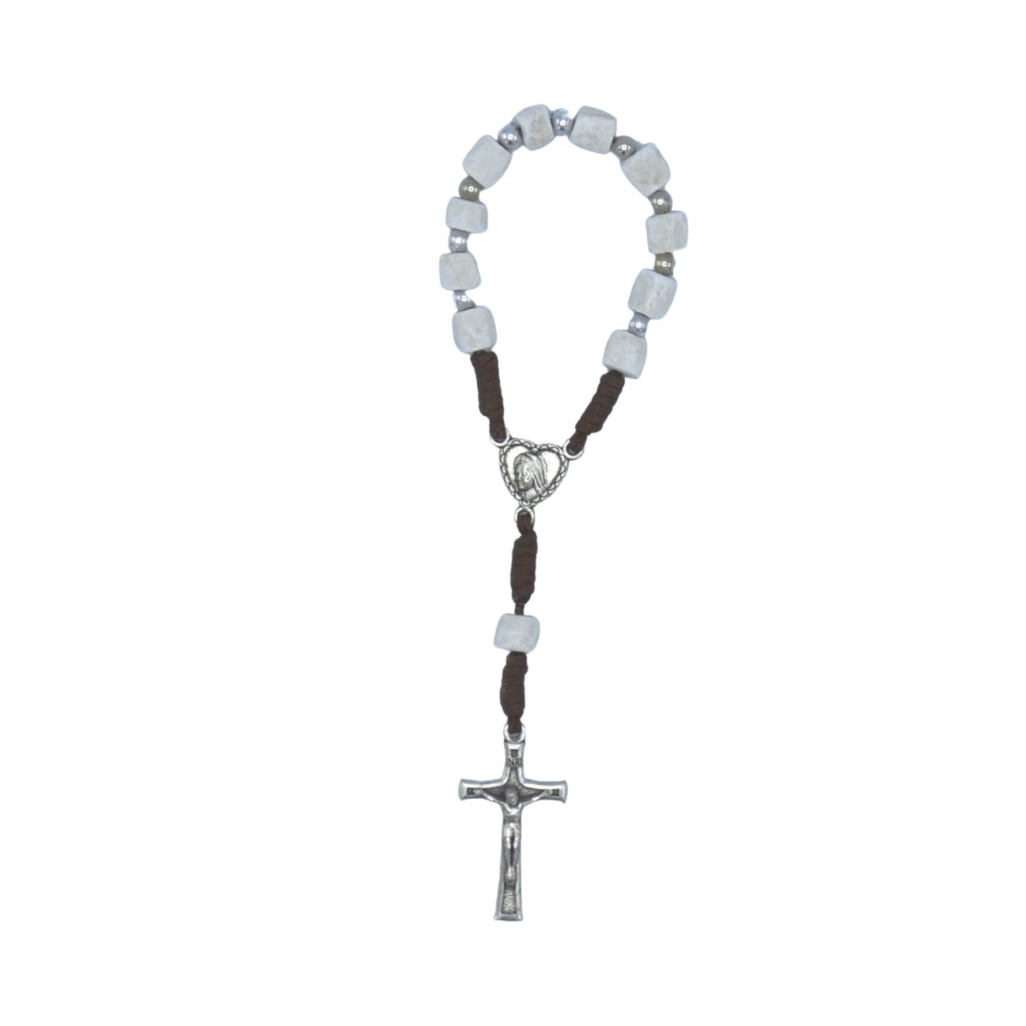 Refined Stone Our Lady Queen of Peace Decade Rosary