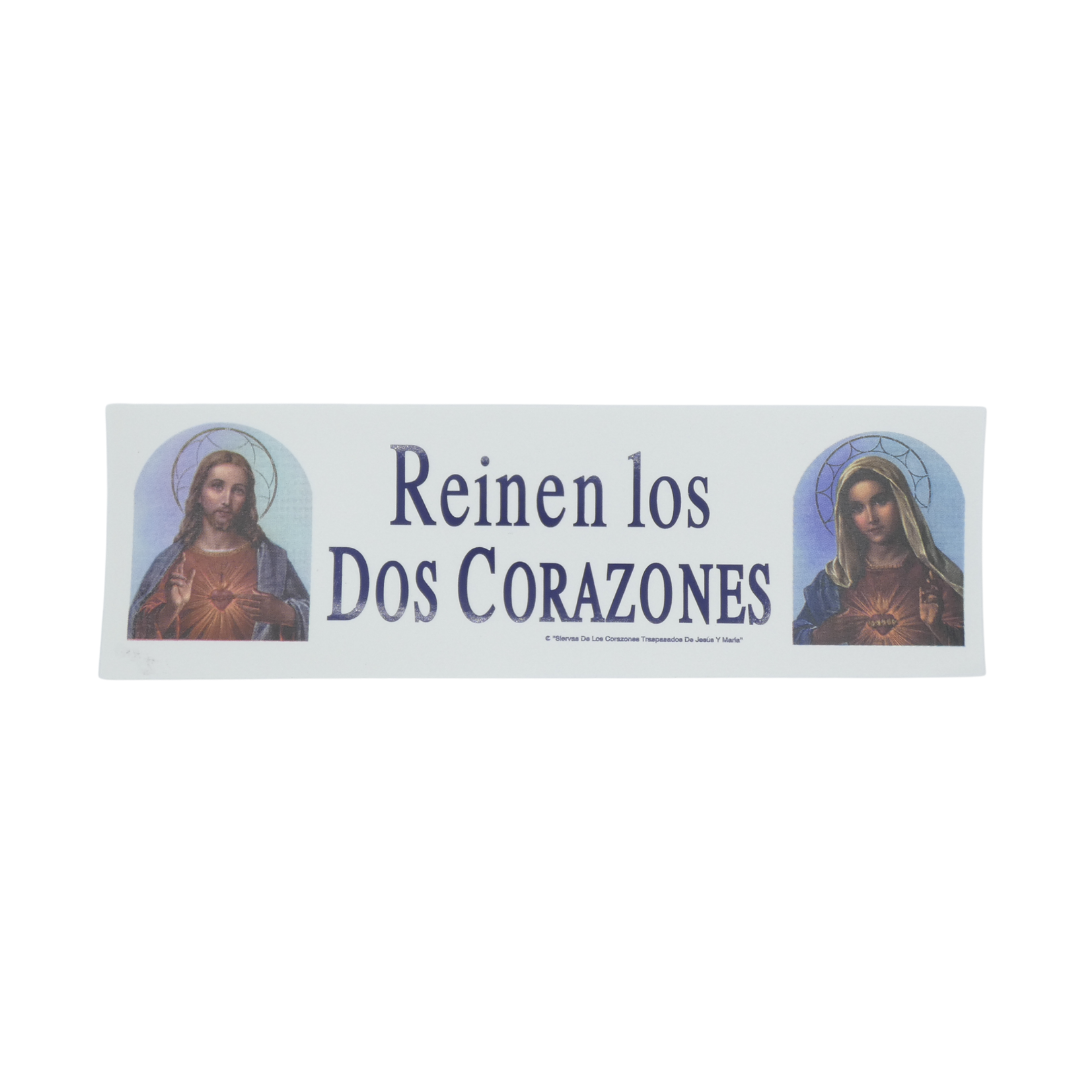 Reinen los Dos Corazones Sticker