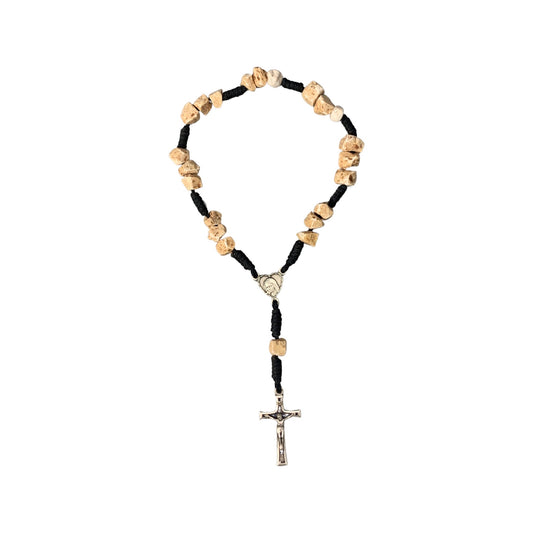 Rocky Stone Beads Chaplet of Peace