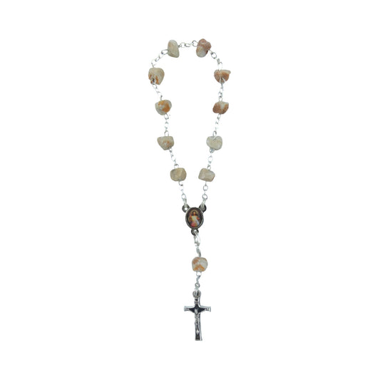 Queen of Peace Rocky Stone Decade Rosary