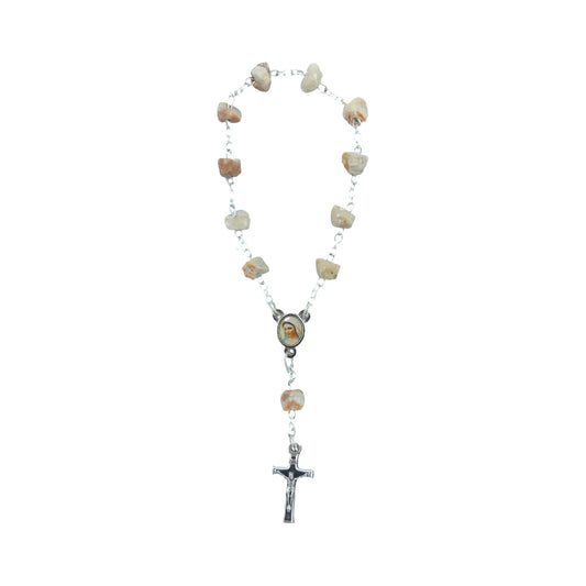 Queen of Peace Rocky Stone Decade Rosary